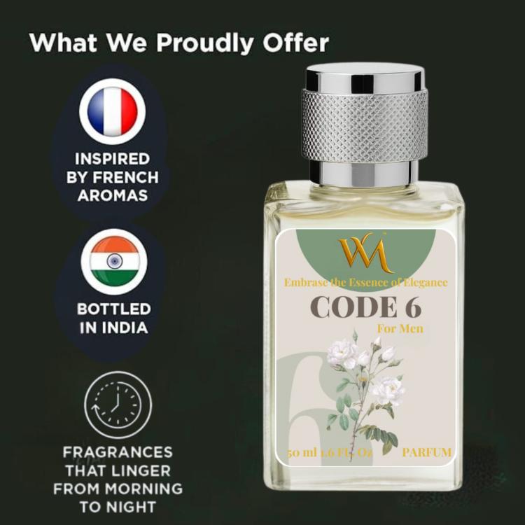 CODE 6 | 50 ml | Citrus Fruity Fragrance - Image 5