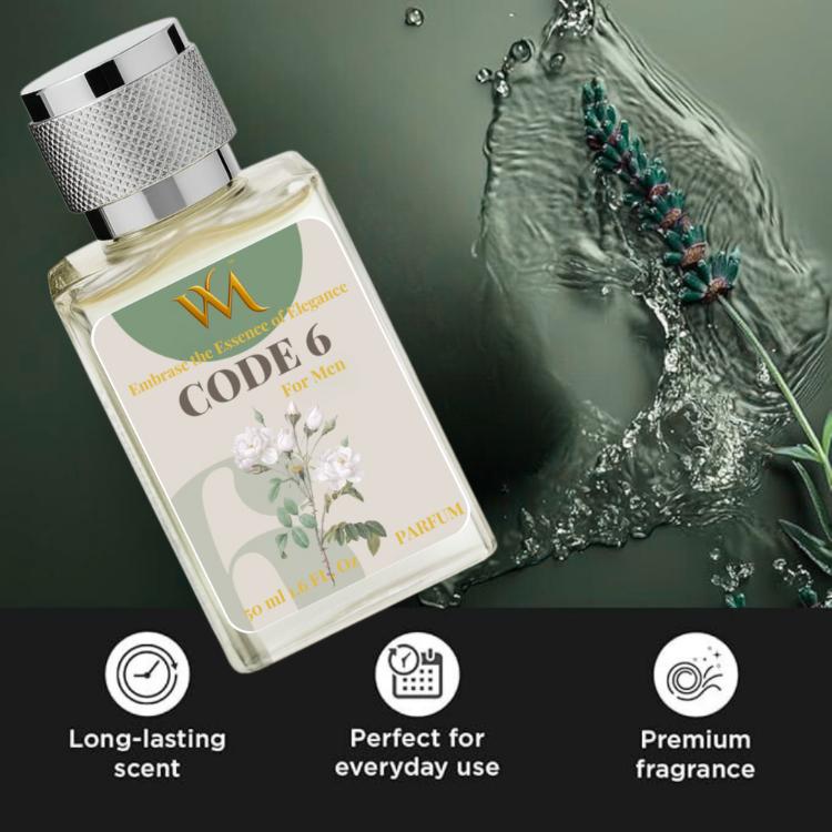 CODE 6 | 50 ml | Citrus Fruity Fragrance - Image 6